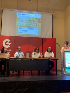 Analizan situacion de la poblacion desplazada en Colombia