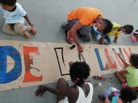 damnificados por la tormenta Iota