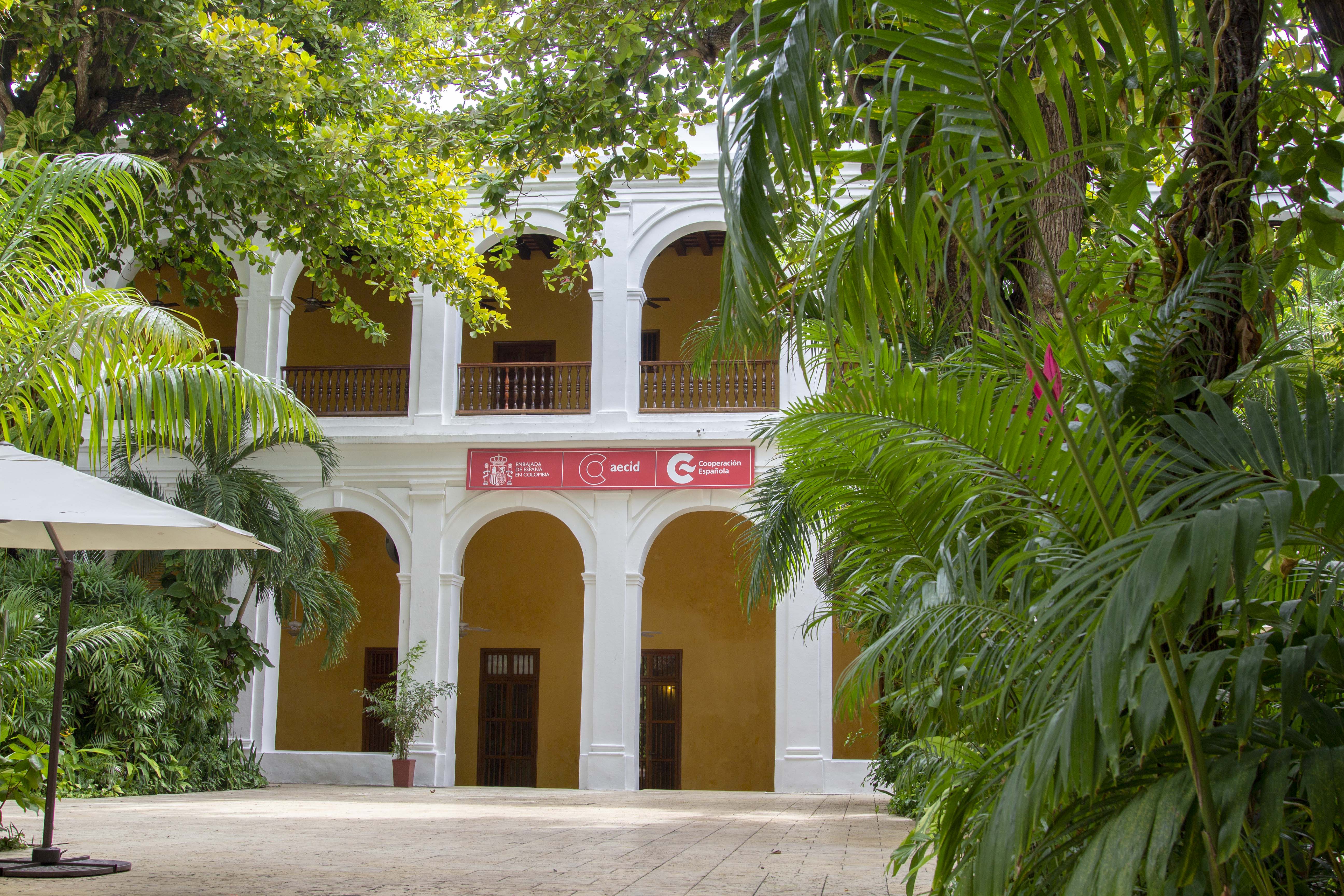 Patio del CFCE Cartagena de Indias