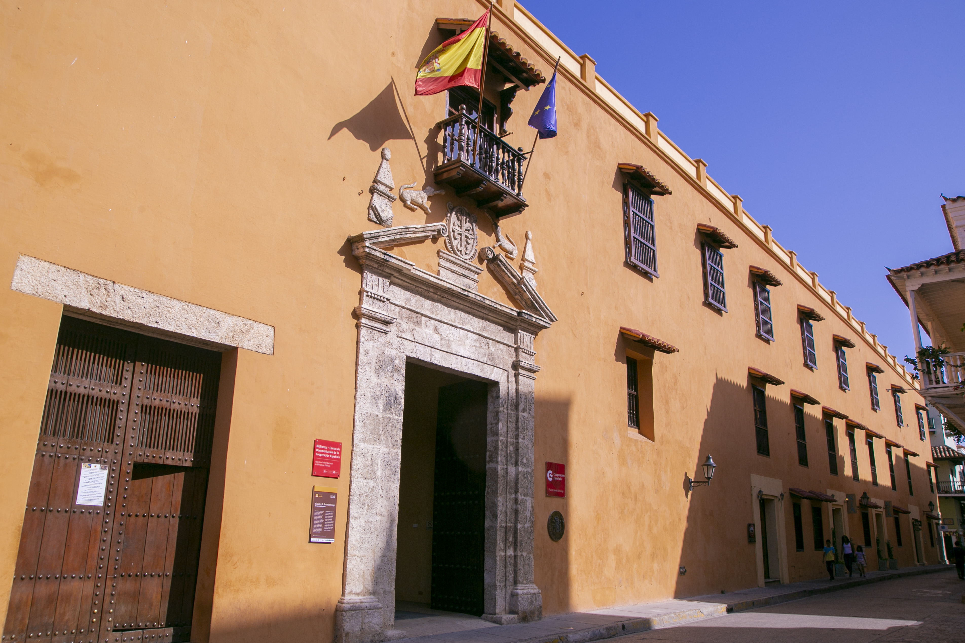 Fachada del CFCE en Cartagena de Indias