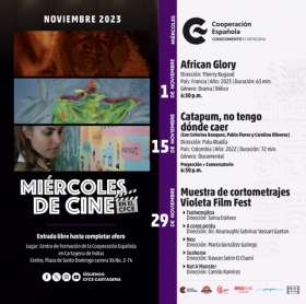 Esta es la programación de noviembre cine